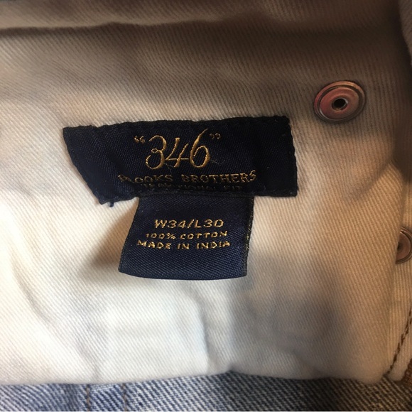 Brooks Brother 346 Traditional Fit Mens Straight Cotton Denim Jeans 34/30
Please - Picture 12 of 12